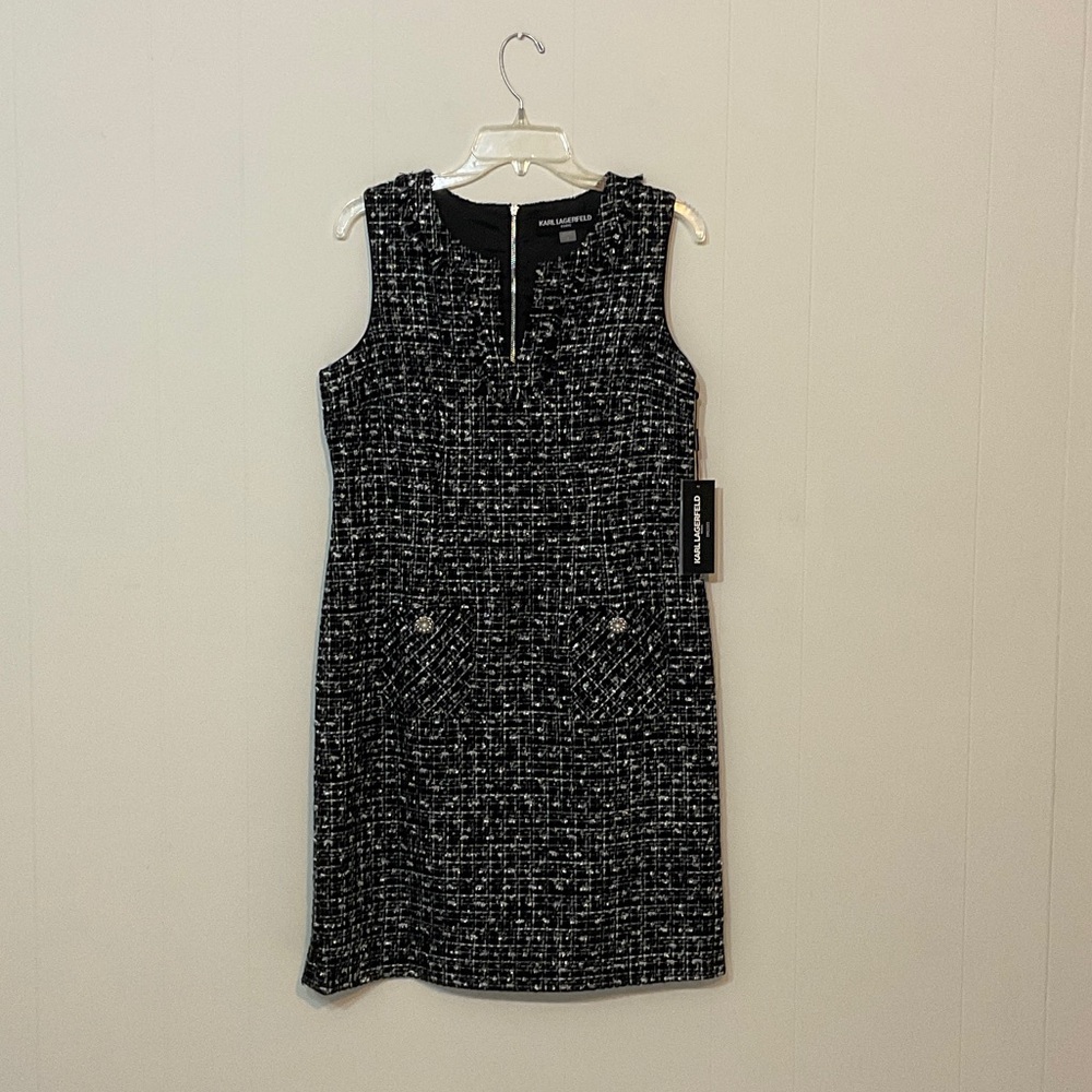 Karl Lagerfeld Textured Mini Dress